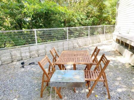 ハンギングチェア＆ハンモックで寛ぎの空間